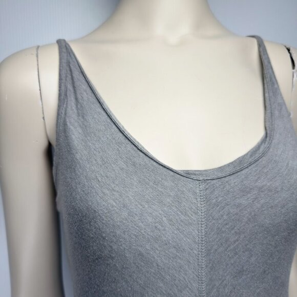PATAGONIA Kamala Gray Cross-Back Maxi Summer Minimalist Gorpcore Dress sz S - Picture 8 of 14